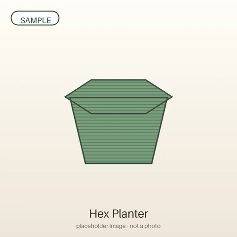 Hex Planter — placeholder sample image