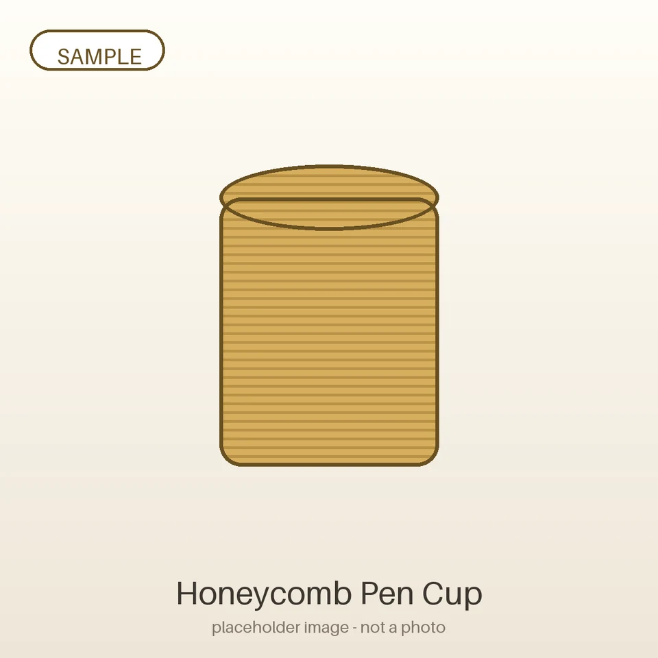 Honeycomb Pen Cup — placeholder sample image